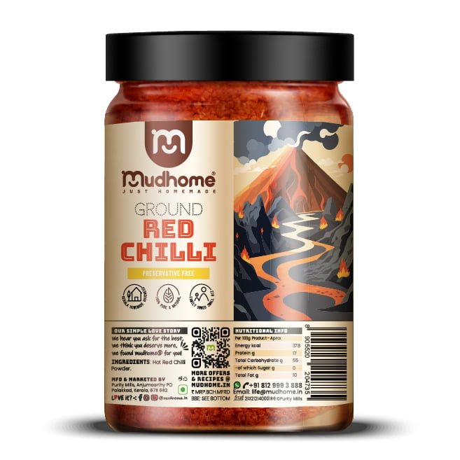 Red Chilli Powder Jar
